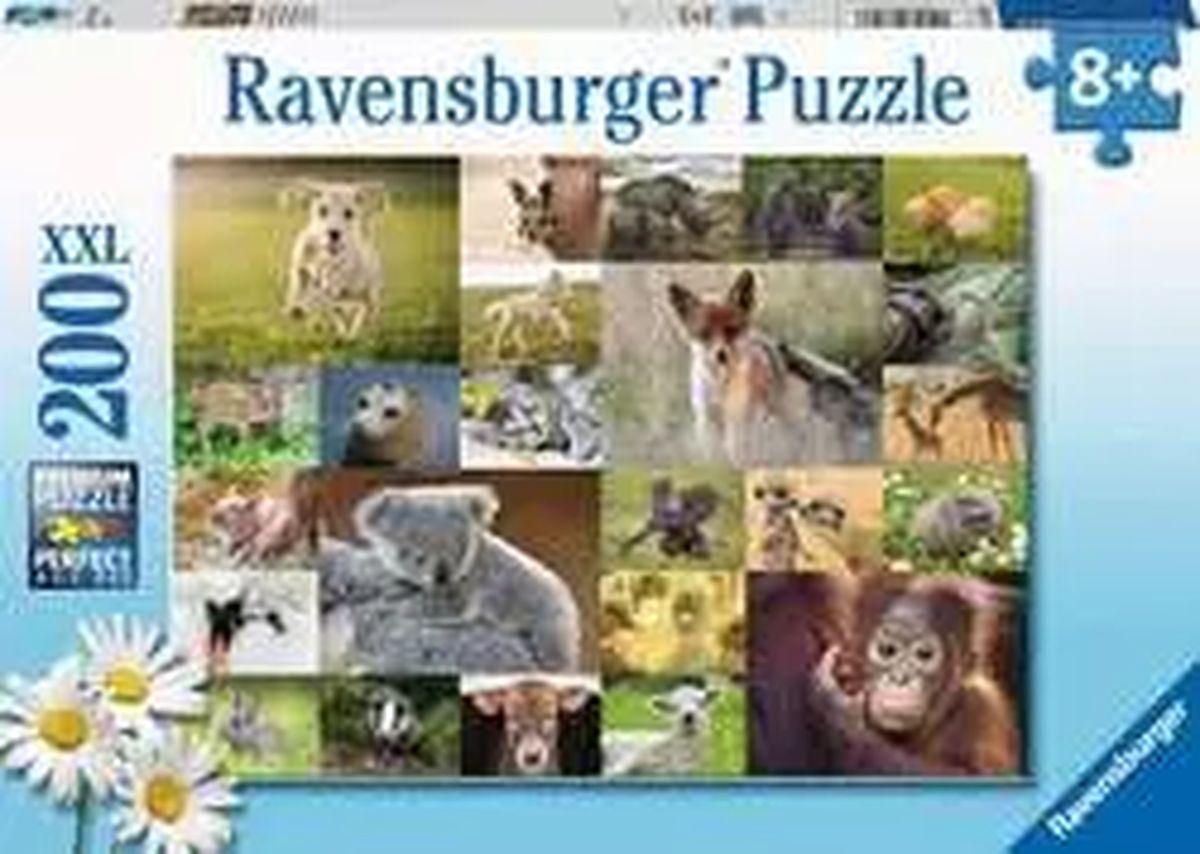 Puzzle: Süße Tierbabys (200 Teile XXL)
