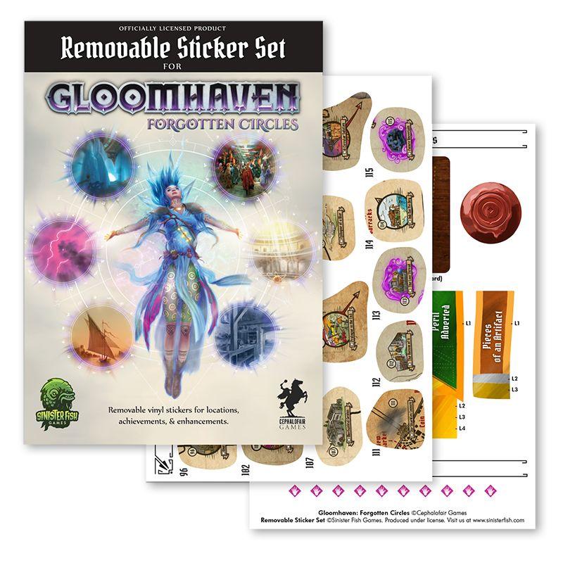 Gloomhaven Forgotten Circles Removable Sticker Eng