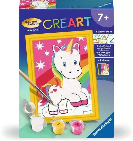 CreArt Süßes Einhorn - Malen nach Zahlen für Kinder *B-Ware*
