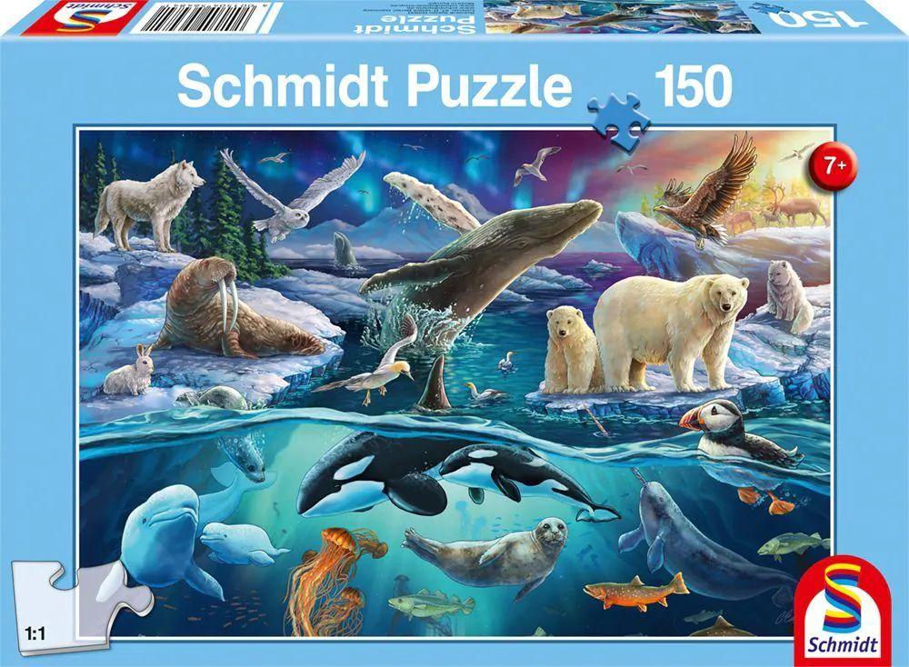 Tiere in der Arktis, 150 Teile Kinderpuzzle