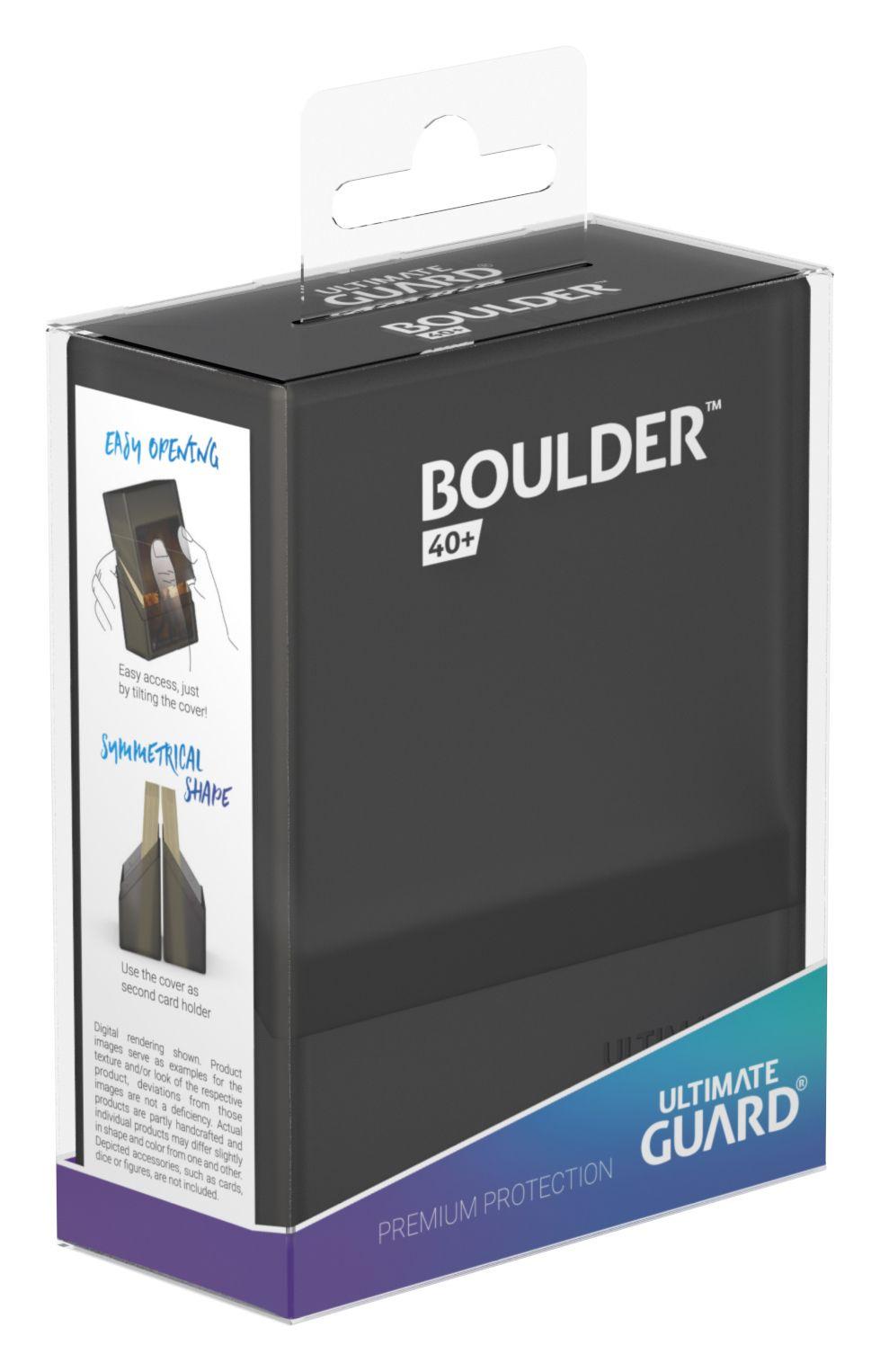 Ultimate Guard Boulder Deck Case 40+ Standardgröße Onyx