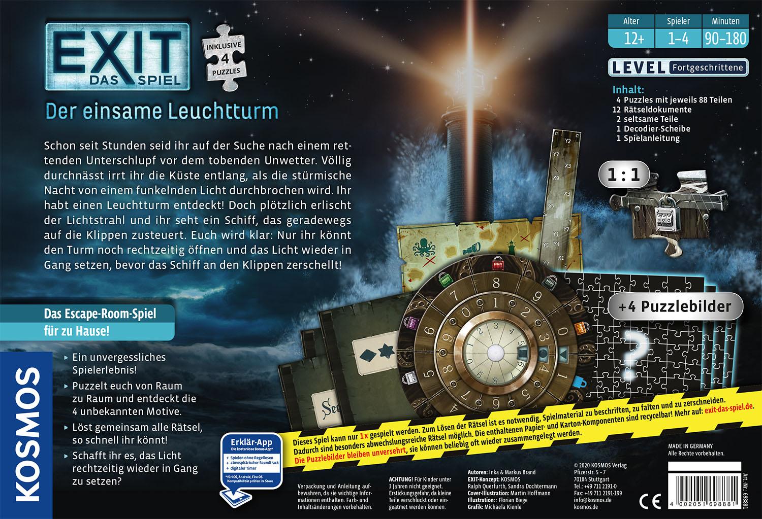 EXIT - Das Spiel + Puzzle: Der einsame Leuchtturm EXIT - Das Spiel + Puzzle: Der einsame Leuchtturm
