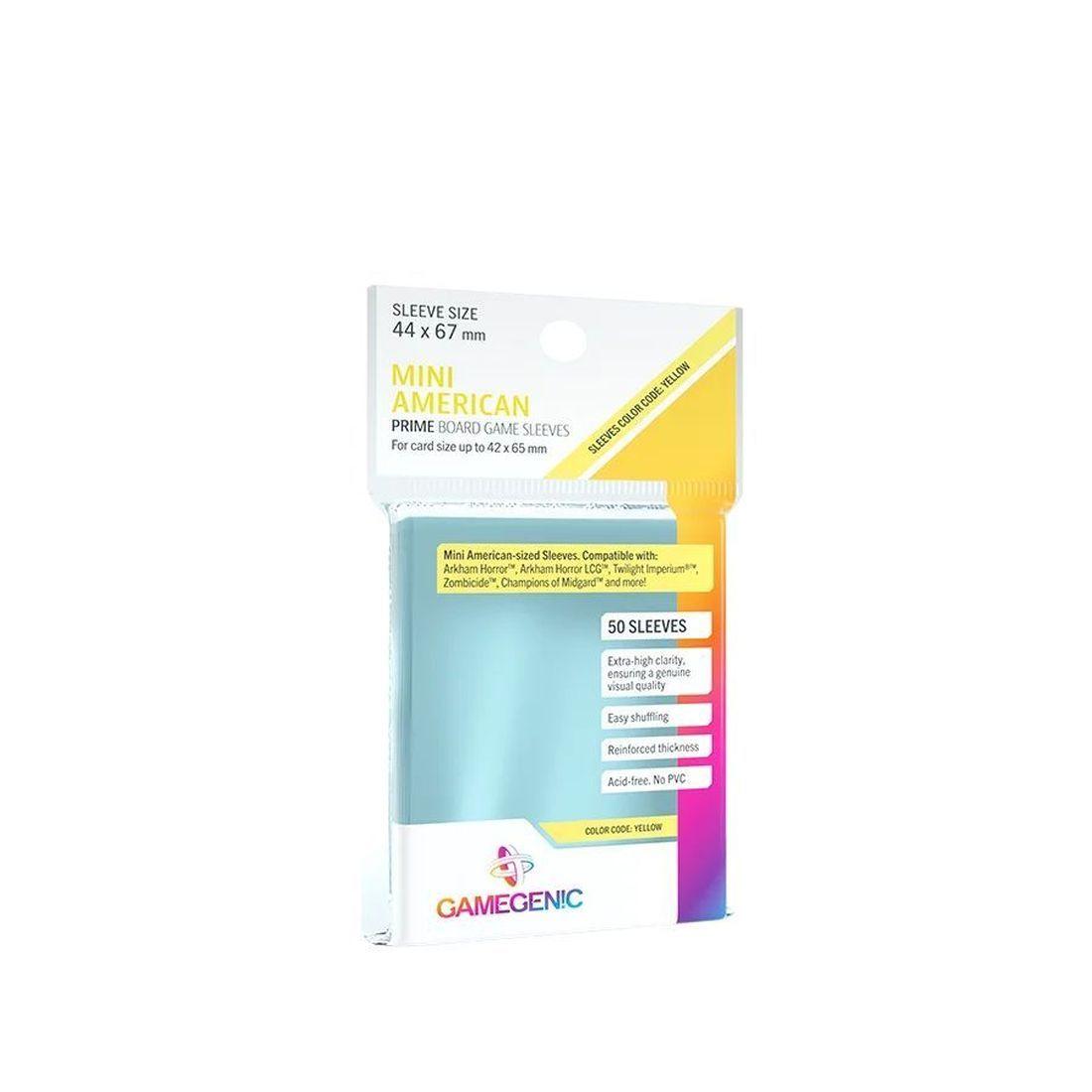 Gamegenic Prime Board Game Sleeves - Mini American 44 x 67 mm (50) Gamegenic Prime Board Game Sleeves - Mini American 44 x 67 mm (50)