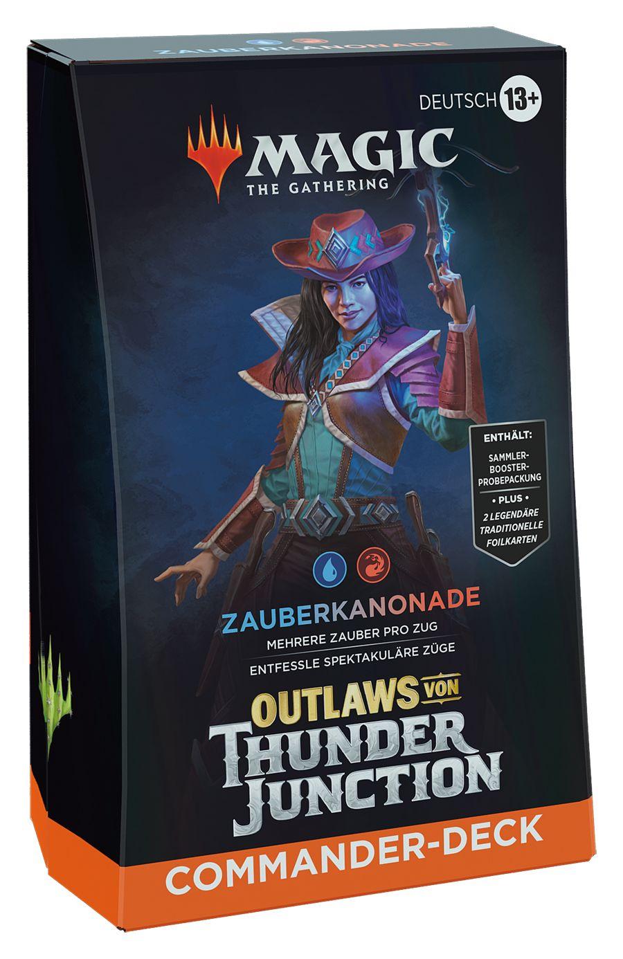 Magic: Outlaws von Thunder Junction Commander Deck - Zauberkanonade