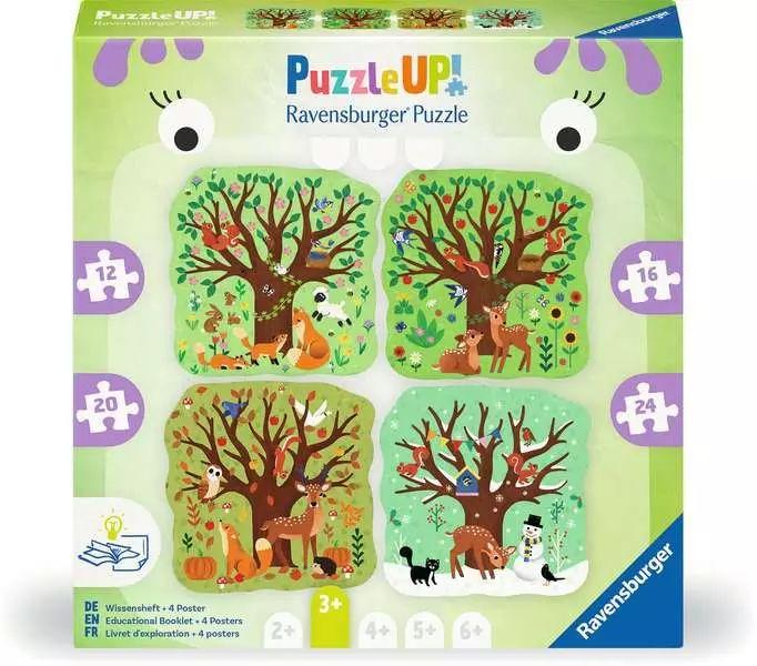 Kinderpuzzle ab 3 Jahren - Vier Jahreszeiten - 12 + 16 + 20 + 24 Teile