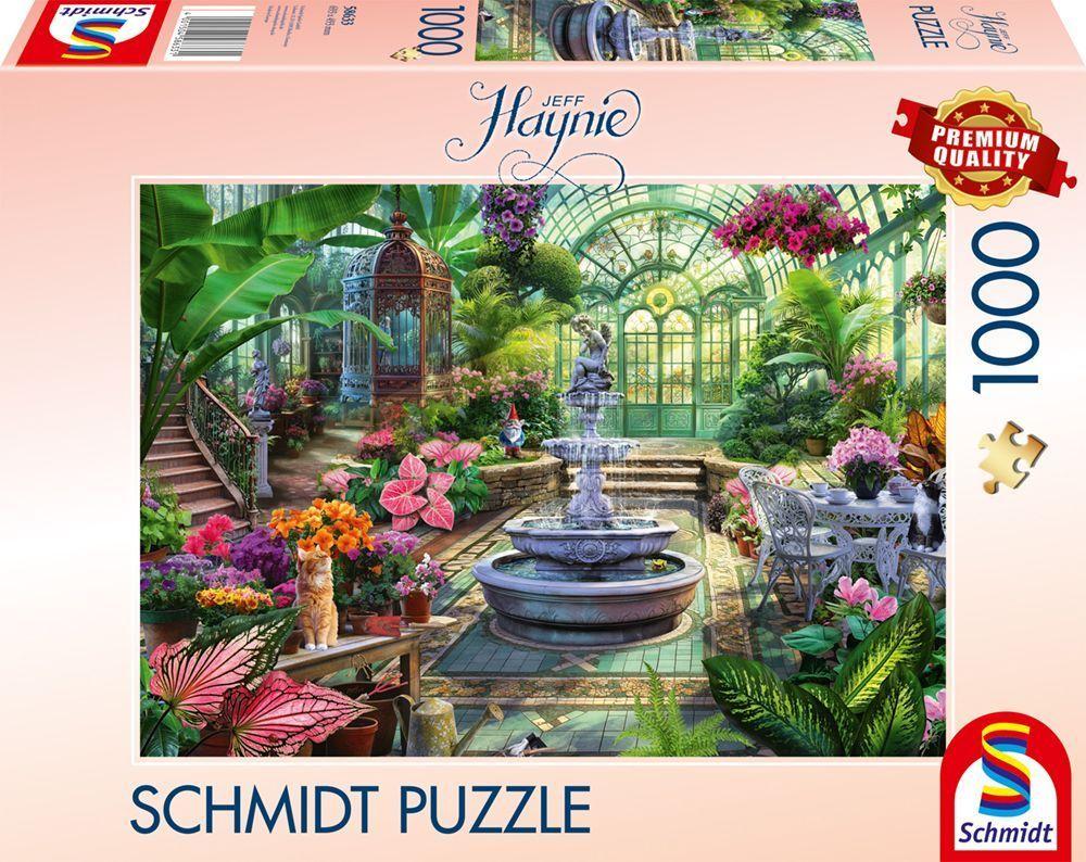 Jeff Haynie: Viktorianisches Gewächshaus, 1.000 Teile Puzzle Jeff Haynie: Viktorianisches Gewächshaus, 1.000 Teile Puzzle