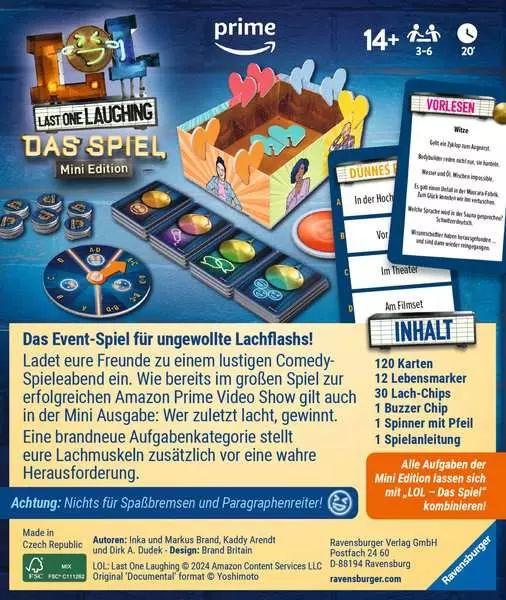 Last one Laughing - Das Spiel Mini Edition - Kartenspiel ab 14 Jahren