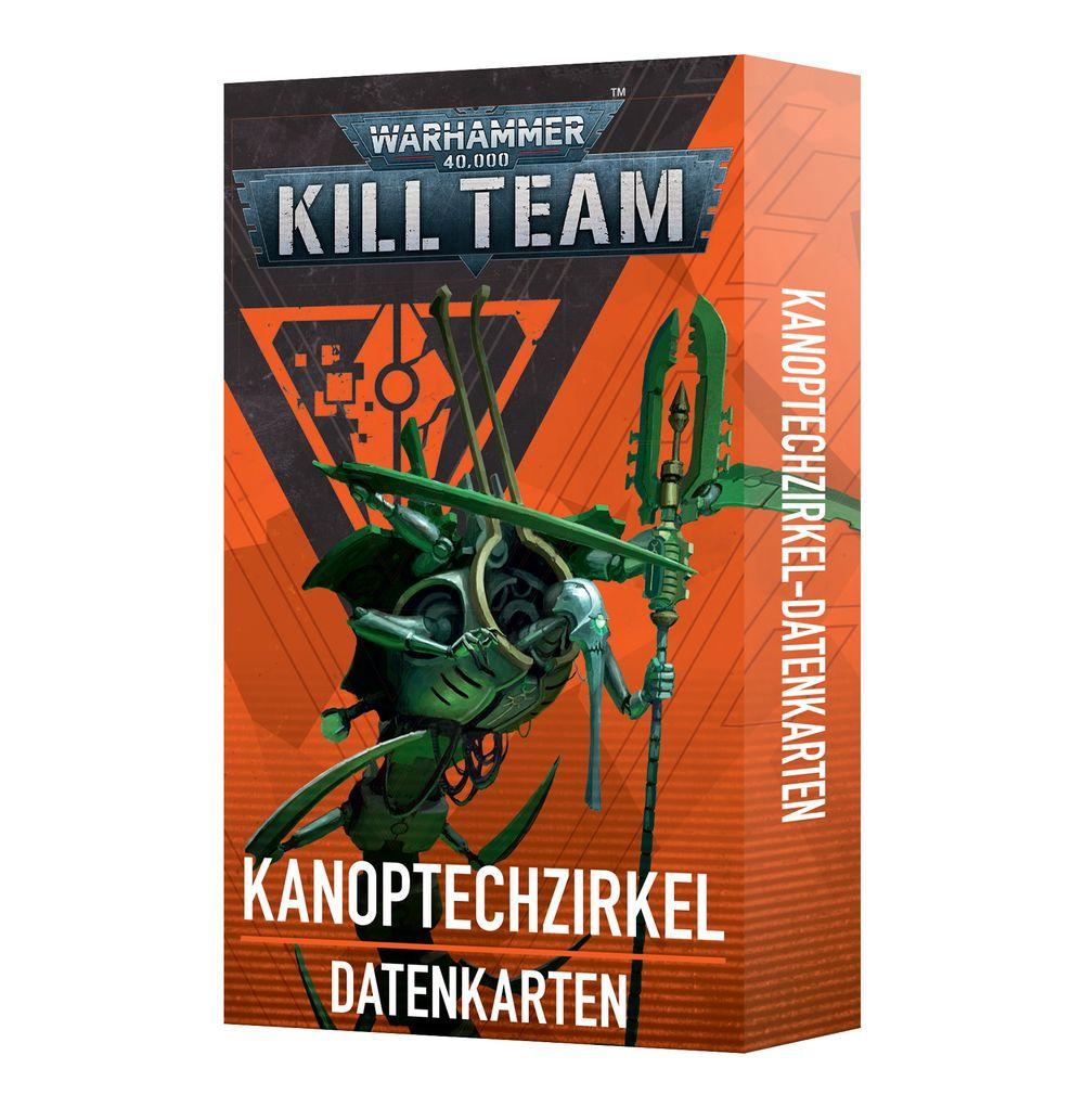 Kill Team: Kanoptechzirkel Datenkarten deutsch