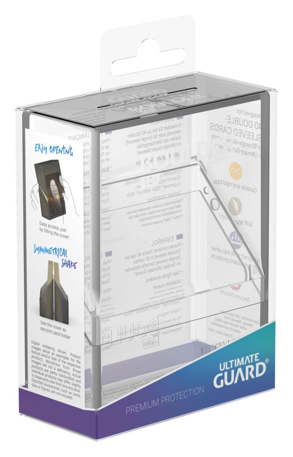 Ultimate Guard Boulder Deck Case 40+ Standardgröße Transparent