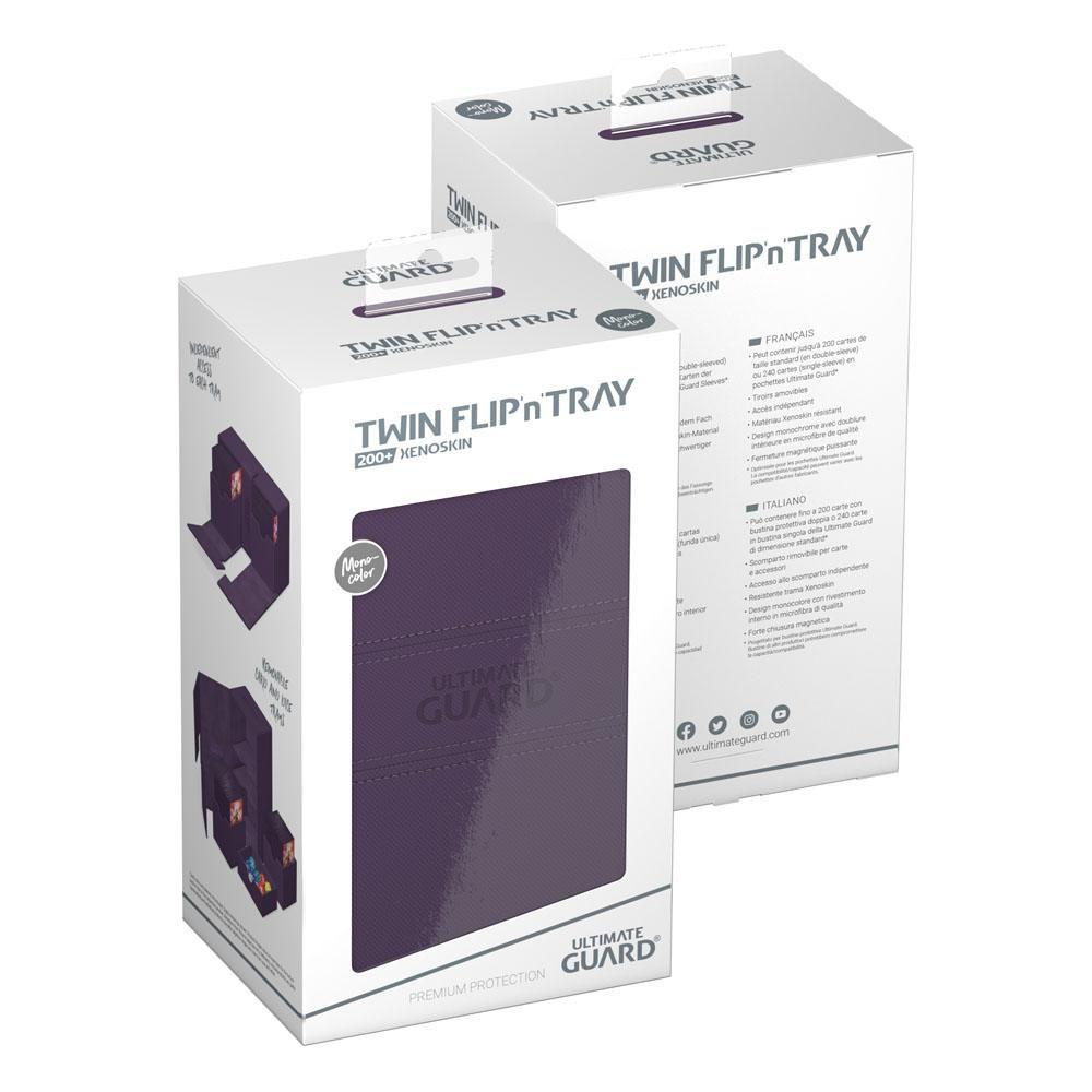Ultimate Guard Twin Flip'n'Tray 200+ XenoSkin Monocolor Violett Ultimate Guard Twin Flip'n'Tray 200+ XenoSkin Monocolor Violett