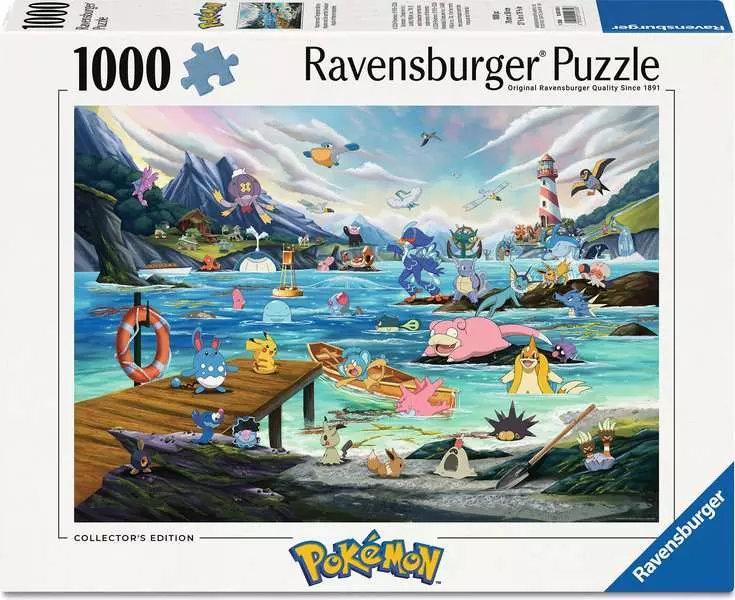 Puzzle 1000 Teile - Pokémon - Aquana und die sanften Gewässer