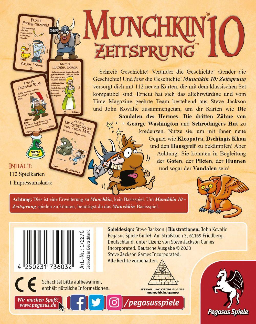 Munchkin 10: Zeitsprung Munchkin 10: Zeitsprung