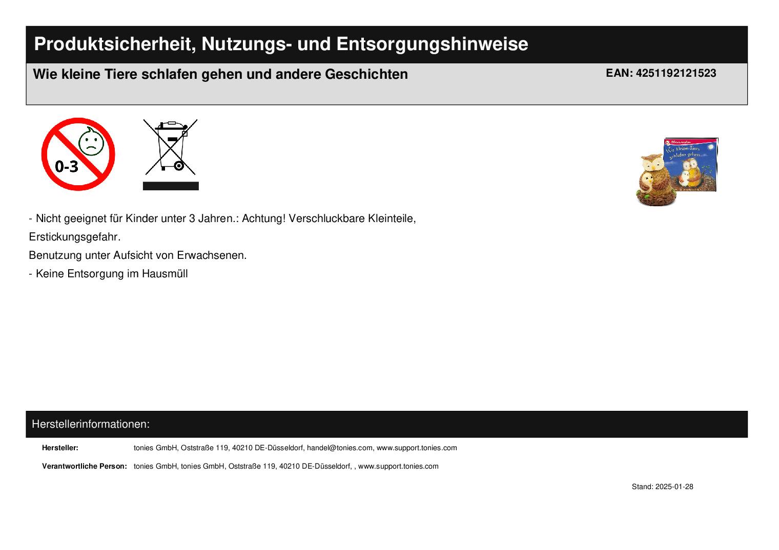Wie kleine Tiere schlafen gehen und andere Geschichten