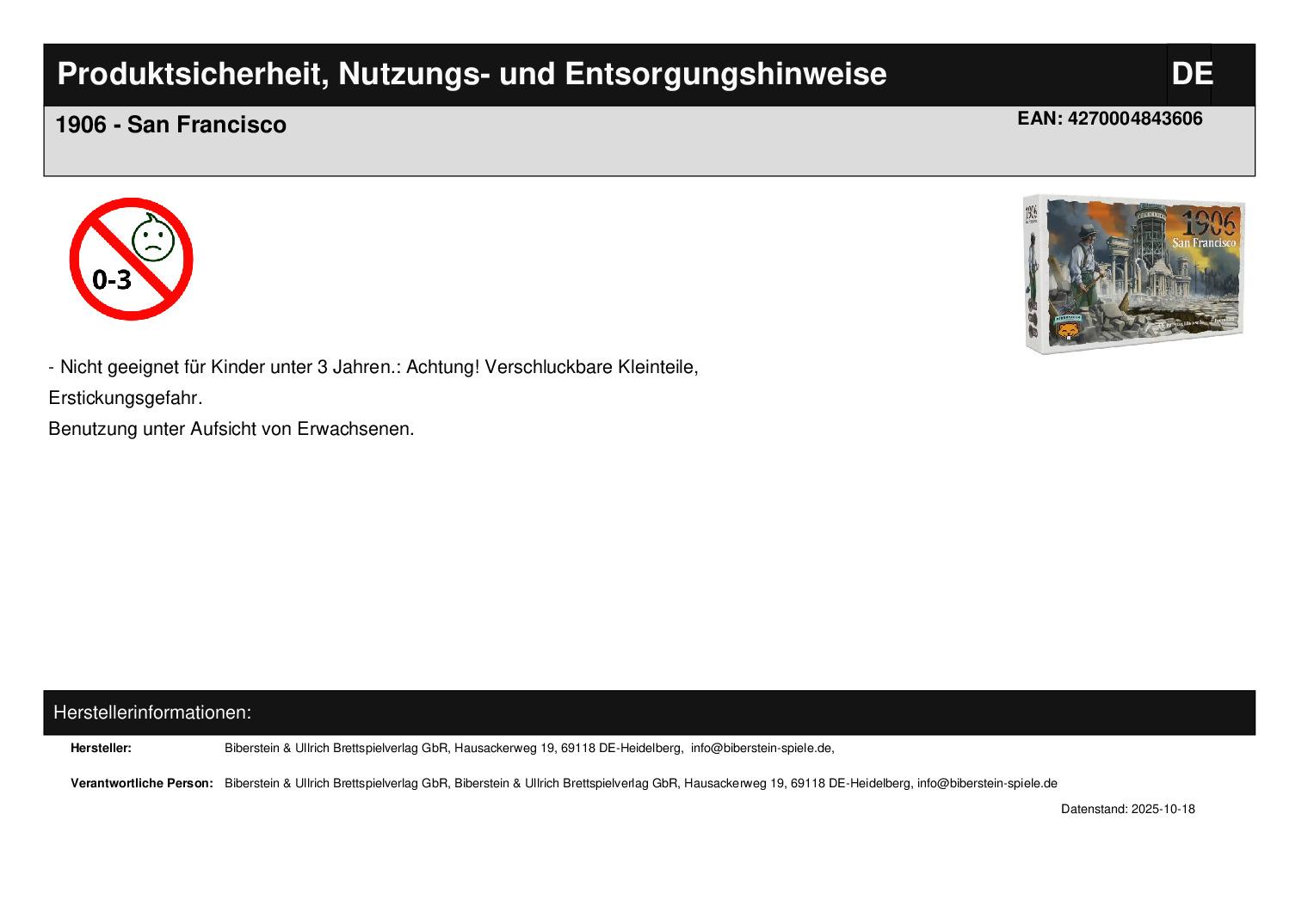 1906 - San Francisco 1906 - San Francisco