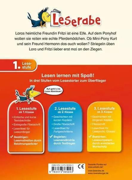 Leserabe 1. Lesestufe - Lara und die freche Elfe. Auf dem Ponyhof
