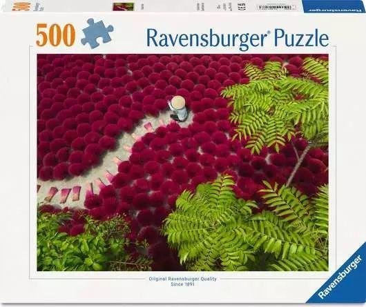 Puzzle 500 Teile - Ein Meer aus Rot