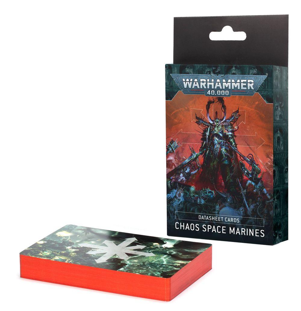 Datasheet Cards: Chaos Space Marines englisch