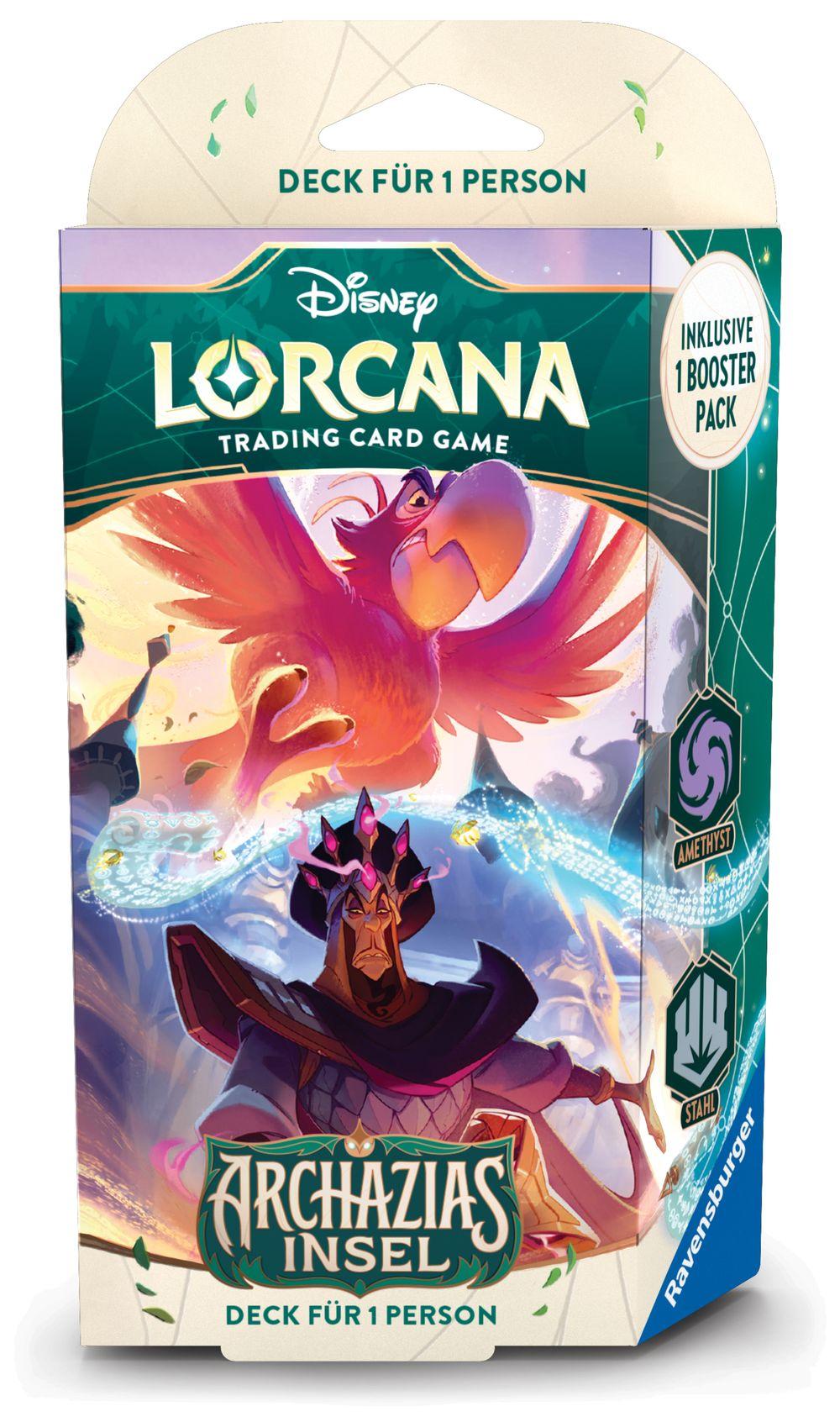 Disney Lorcana: Archazias Insel Starter Deck - Amethyst / Stahl