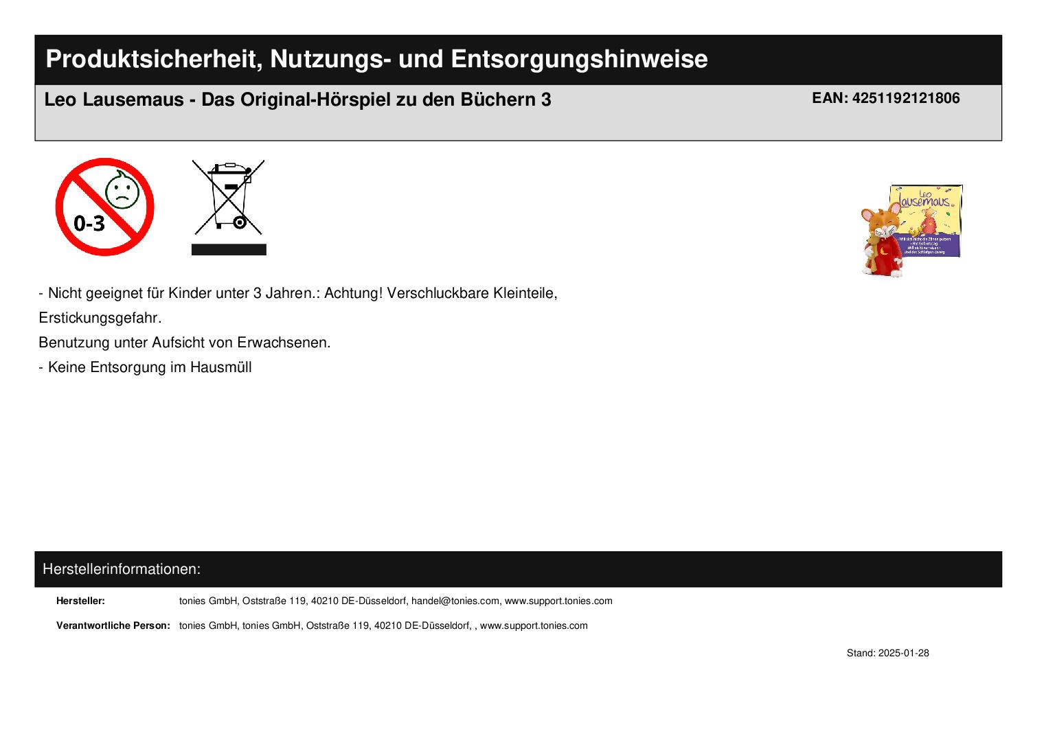 Leo Lausemaus - Das Original-Hörspiel zu den Büchern 3