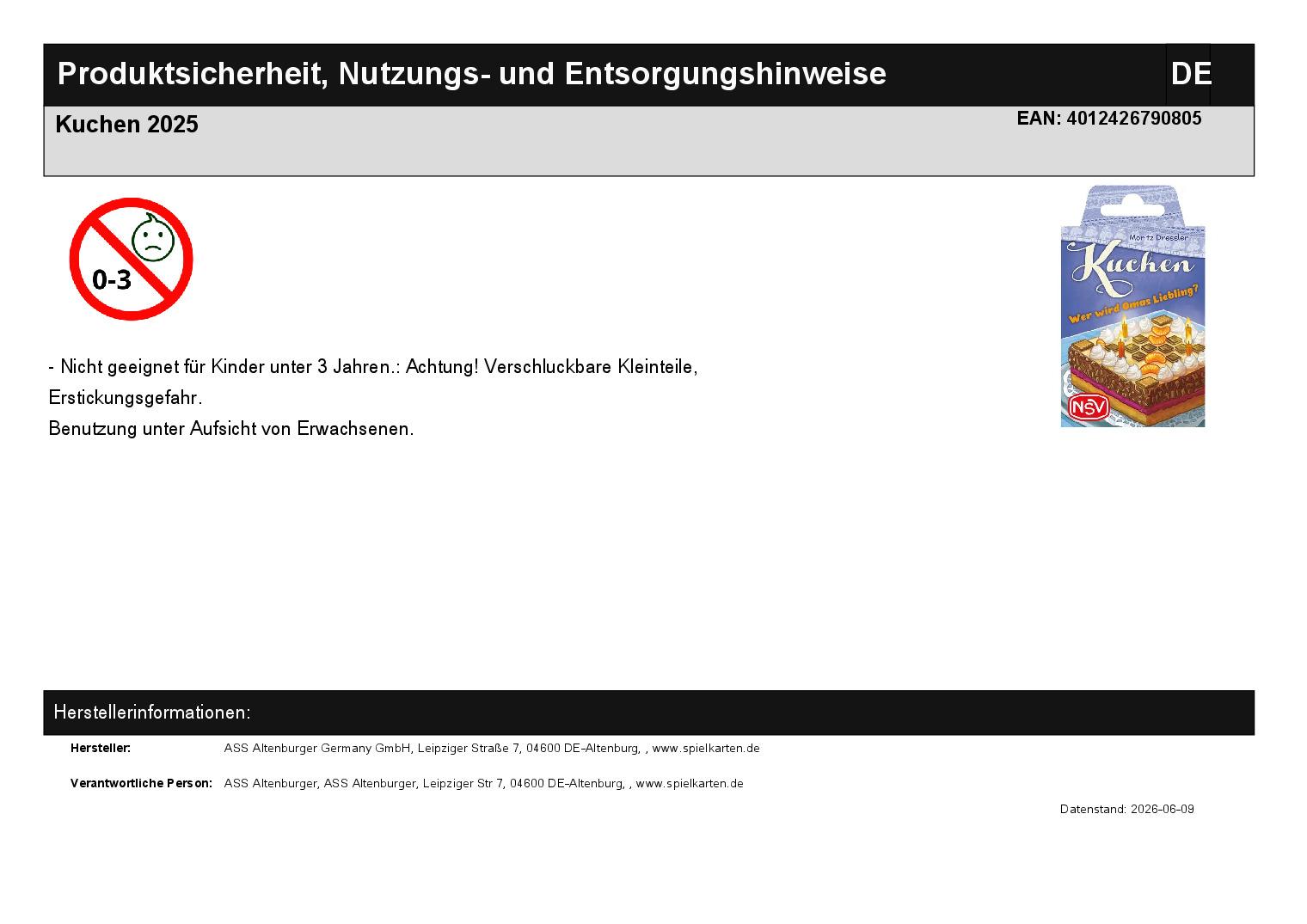 Kuchen 2025
