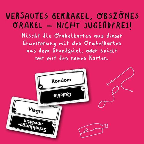 Krakel-Orakel Ü18-Erweiterung  Heiße Orakelkarten, neue Krakelstifte