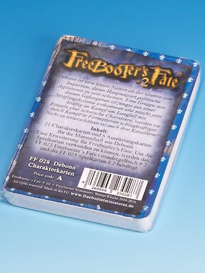 Freebooter's Fate Debonn Charakterkarten #2 Freebooter's Fate Debonn Charakterkarten #2