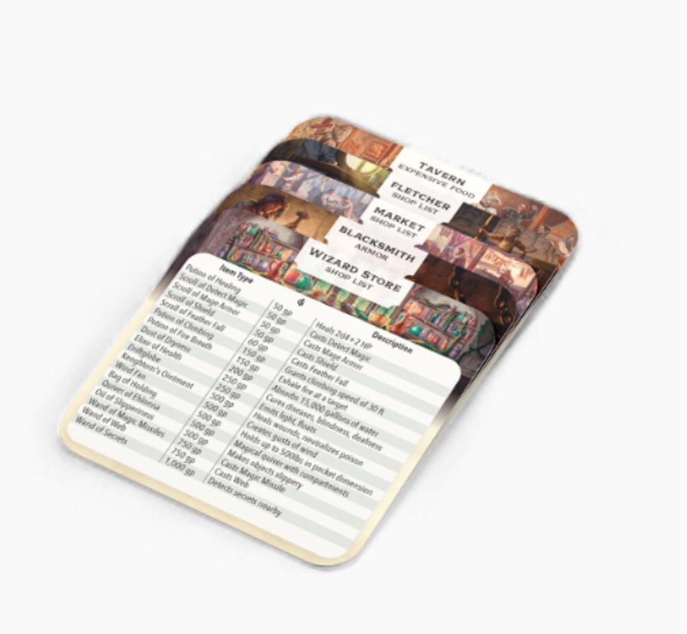 World at a Glance: Deck of Shop Cards