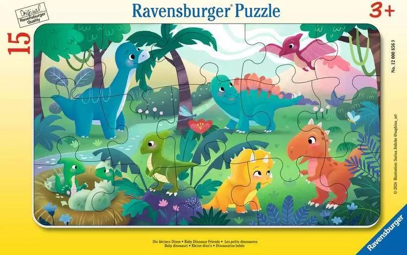 Puzzle: Die kleinen Dinos - 15 Teile