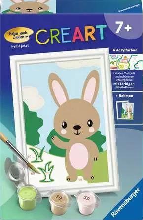 CreArt, Malen nach Zahlen Kinder - Süßer Hase