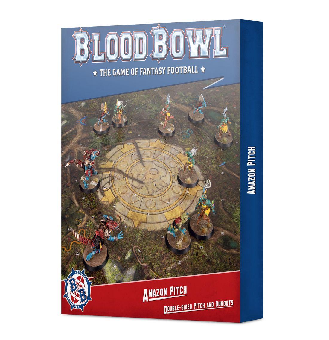 Blood Bowl: Amazon Team Pitch & Dugouts Blood Bowl: Amazon Team Pitch & Dugouts