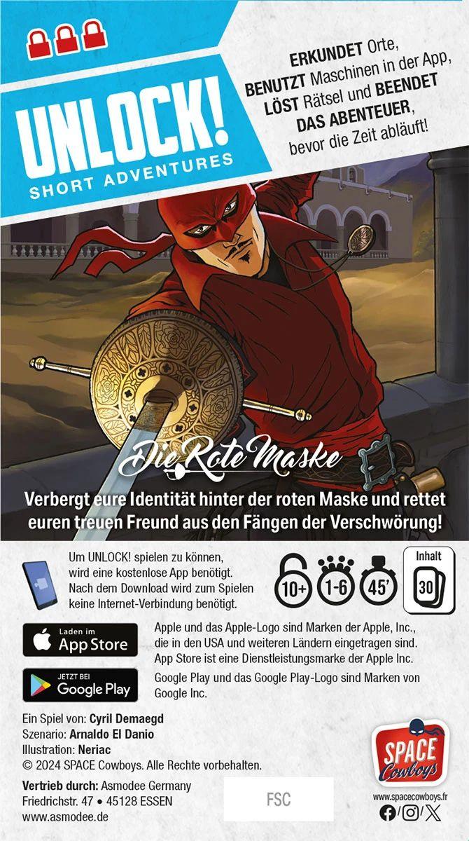 Unlock! Short Adventures: Die Rote Maske Unlock! Short Adventures: Die Rote Maske