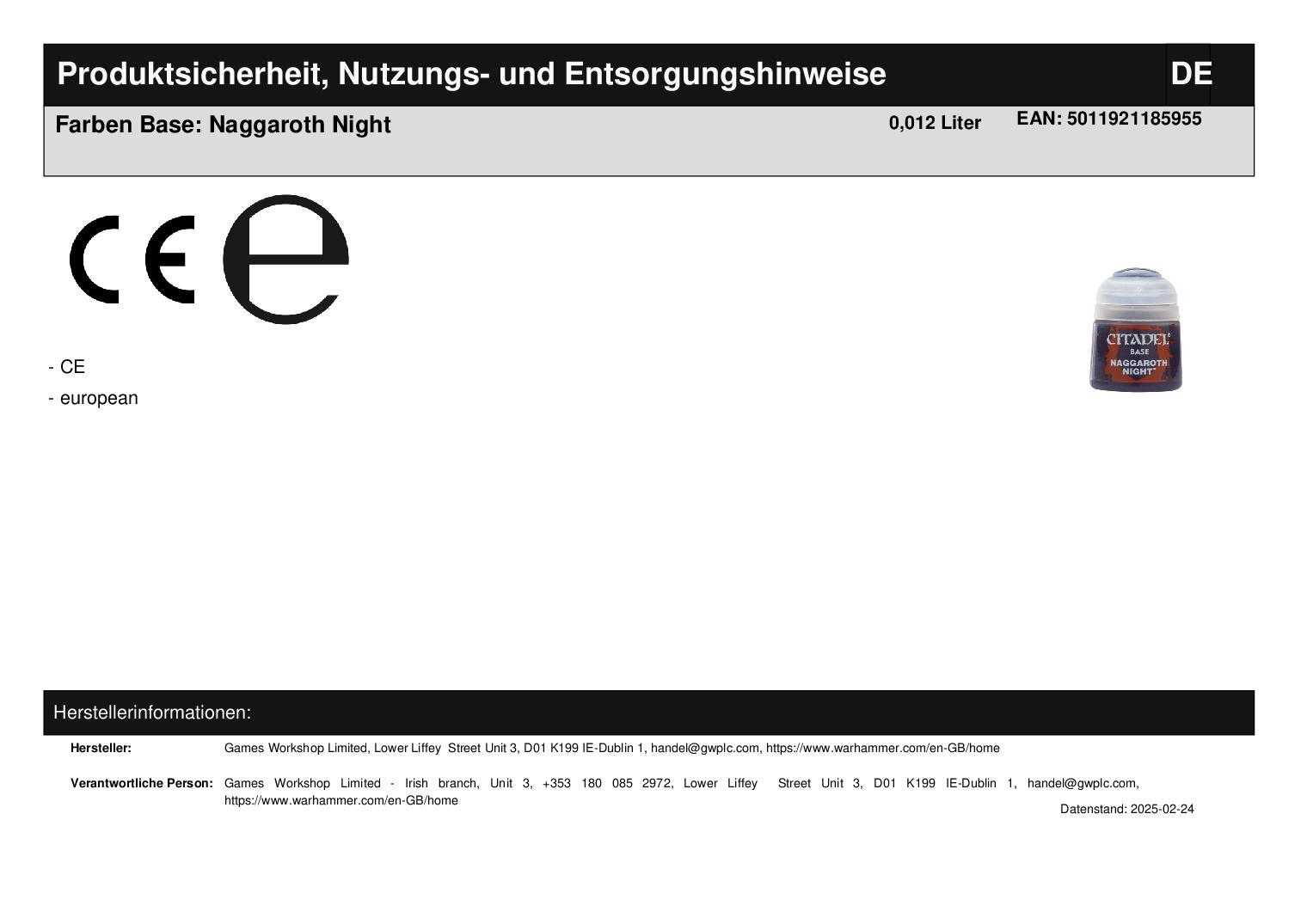 Farben Base: Naggaroth Night