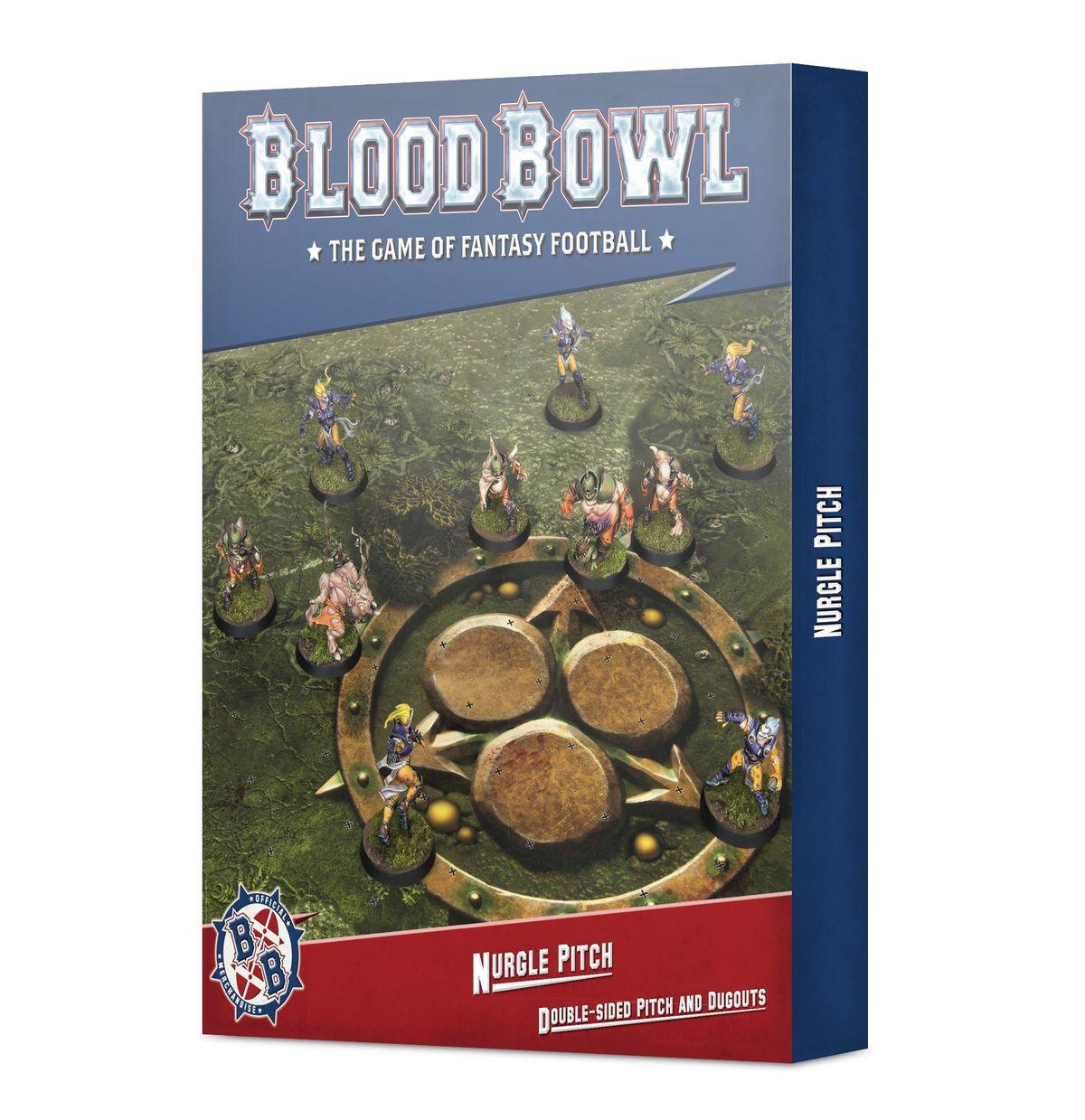 Blood Bowl: Nurgle Team Pitch & Dugouts Blood Bowl: Nurgle Team Pitch & Dugouts