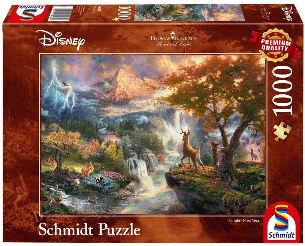 Puzzle: Thomas Kinkade Disney Bambi (1000 Teile)