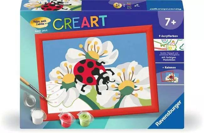 CreArt Charmante Marienkäfer - Malen nach Zahlen