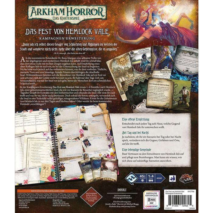 Arkham Horror: Das Kartenspiel - Das Fest von Hemlock Vale (Kampagnen-Erweiterung) Arkham Horror: Das Kartenspiel - Das Fest von Hemlock Vale (Kampagnen-Erweiterung)