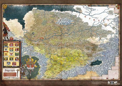 Warhammer Fantasy-Rollenspiel 4te Edition - Landkarte: Das Imperium Warhammer Fantasy-Rollenspiel 4te Edition - Landkarte: Das Imperium