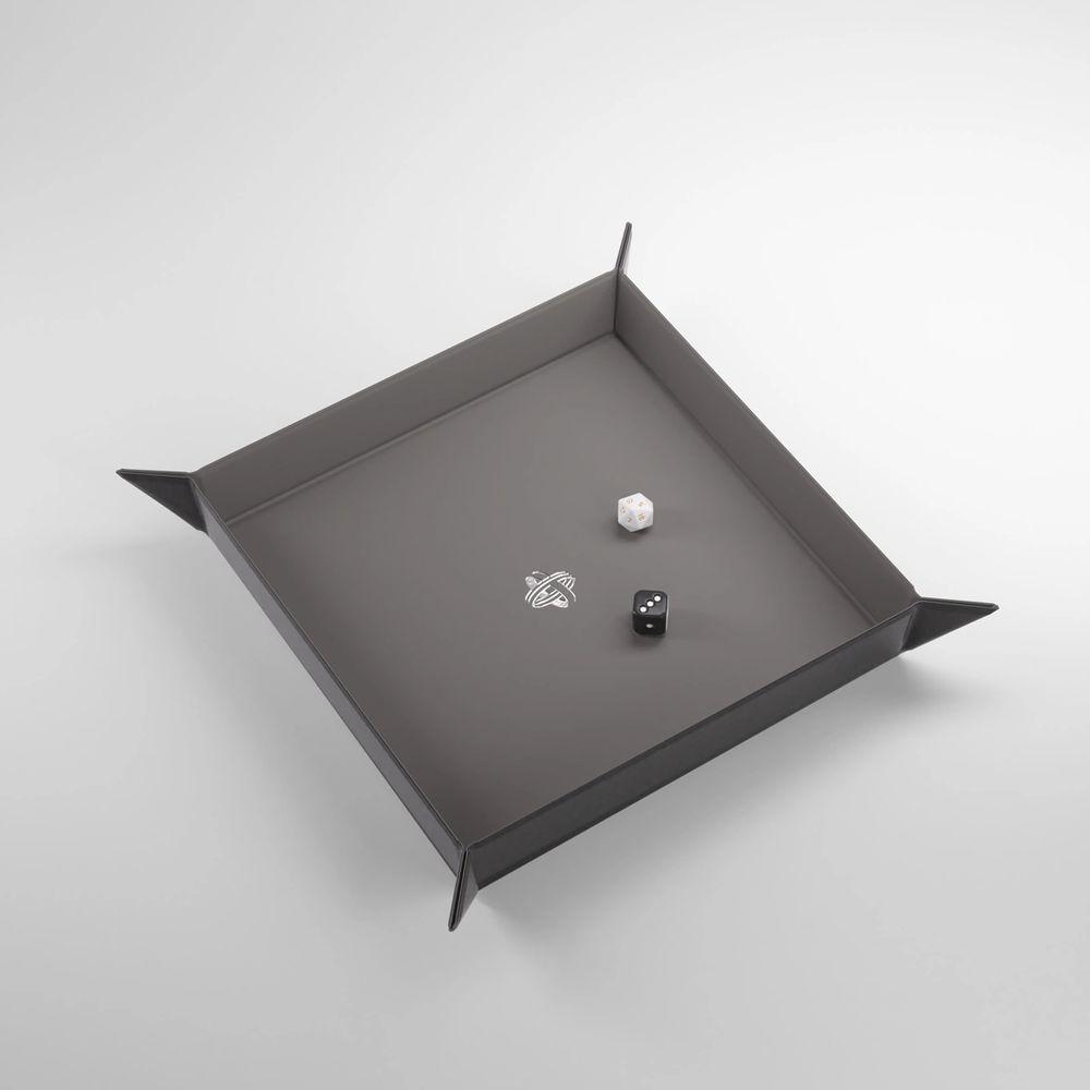 Gamegenic Magnetic Dice Tray Square Black&Gray Gamegenic Magnetic Dice Tray Square Black&Gray