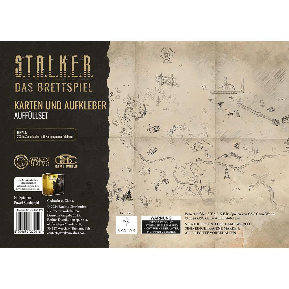 STALKER: Das Brettspiel - Karten und Aufkleber Auffüllset