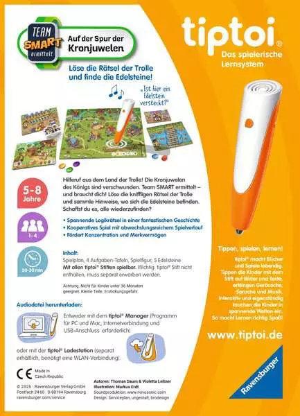 tiptoi® Team SMART ermittelt: Auf der Spur der Kronjuwelen