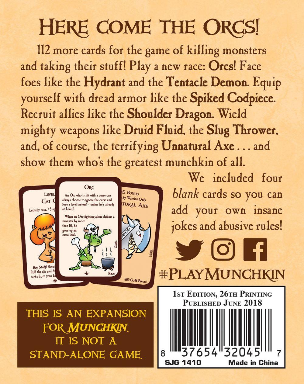 Munchkin 2 - Unnatural Axe - EN