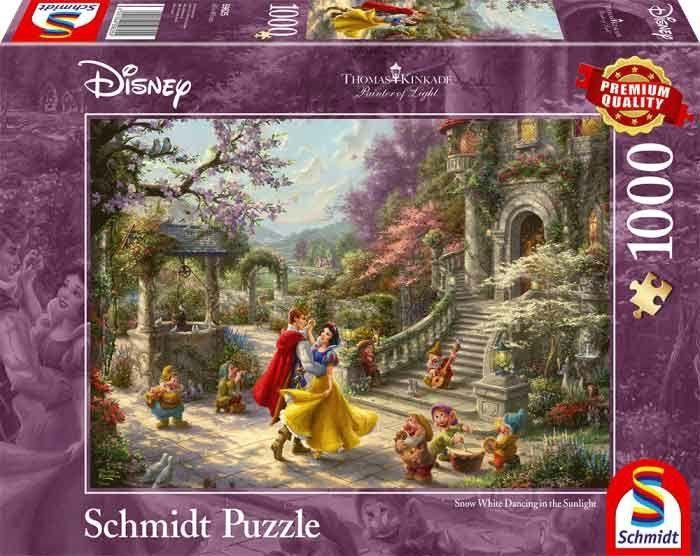 Puzzle: Thomas Kinkade Disney Tanz mit Schneewittchen (1000 Teile)