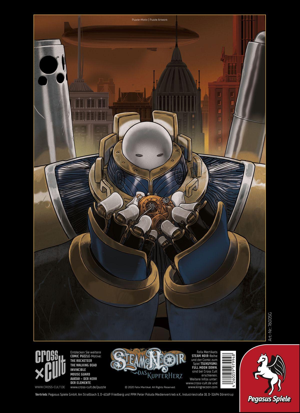 Puzzle: Steam Noir (Das Kupferherz), 1.000 Teile Puzzle: Steam Noir (Das Kupferherz), 1.000 Teile