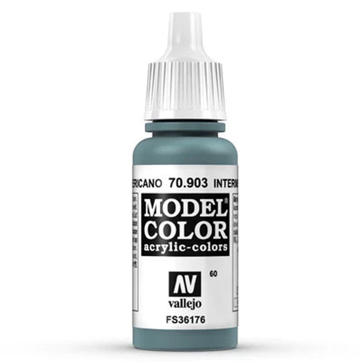 Vallejo Model Color: 060 Mittelblau (Intermediate Blue), 17 ml (903)