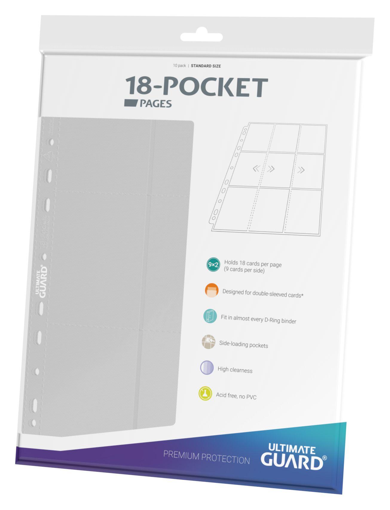 Ultimate Guard 18-Pocket Side-Loading Supreme Pages Standard Size Weiß (10)