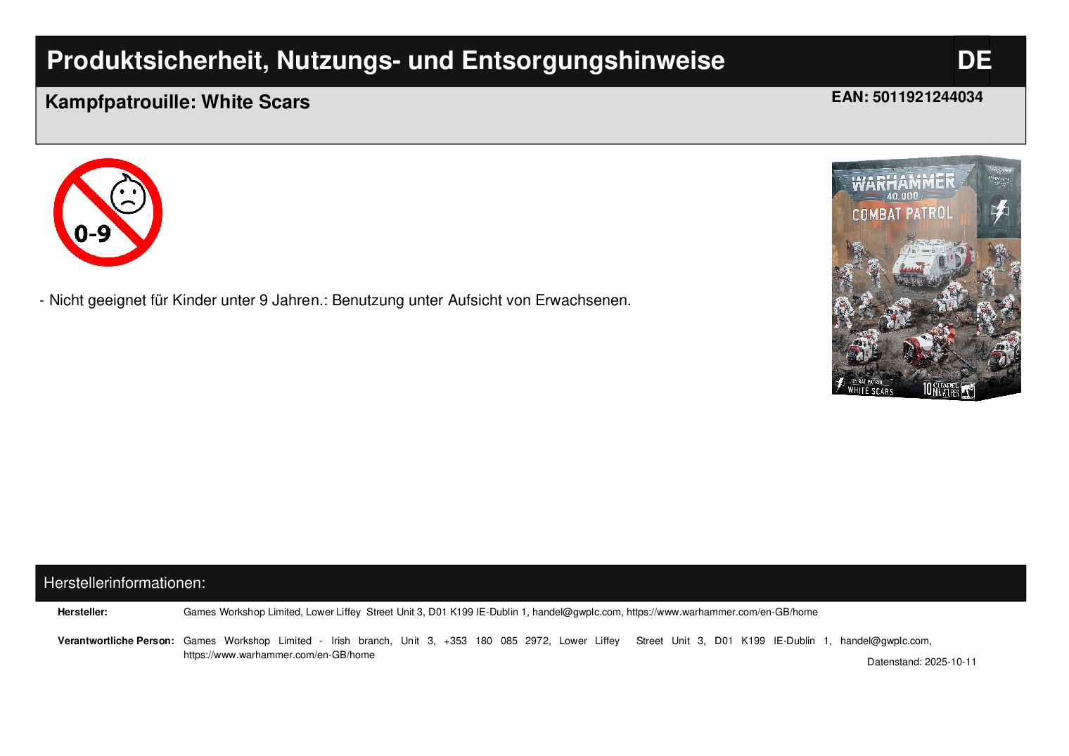Kampfpatrouille: White Scars Kampfpatrouille: White Scars