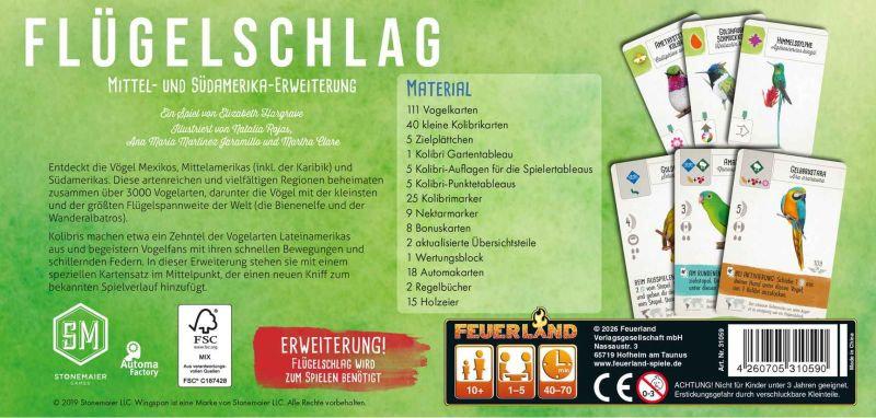 Flügelschlag: Mittel- und Südamerika [Erweiterung]