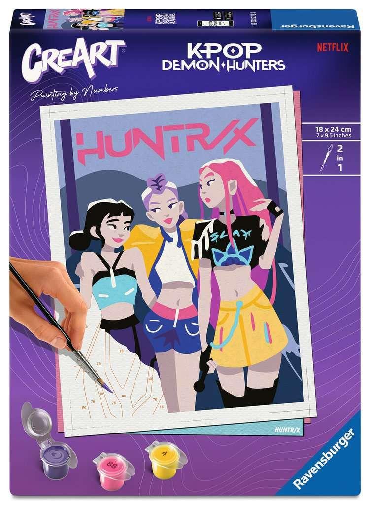 CreArt, Malen nach Zahlen Adults Trend KPop Demon Hunters - HUNTR/X