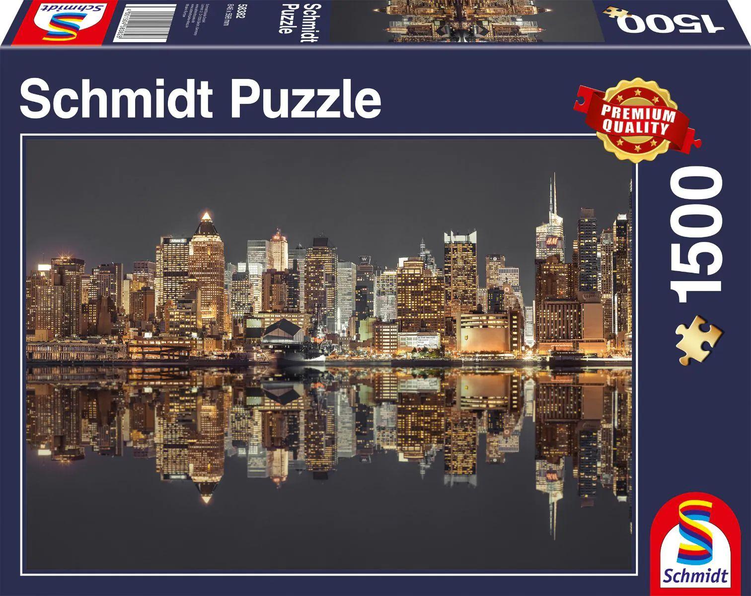 Puzzle:  New York Skyline bei Nacht   (1500 Teile)