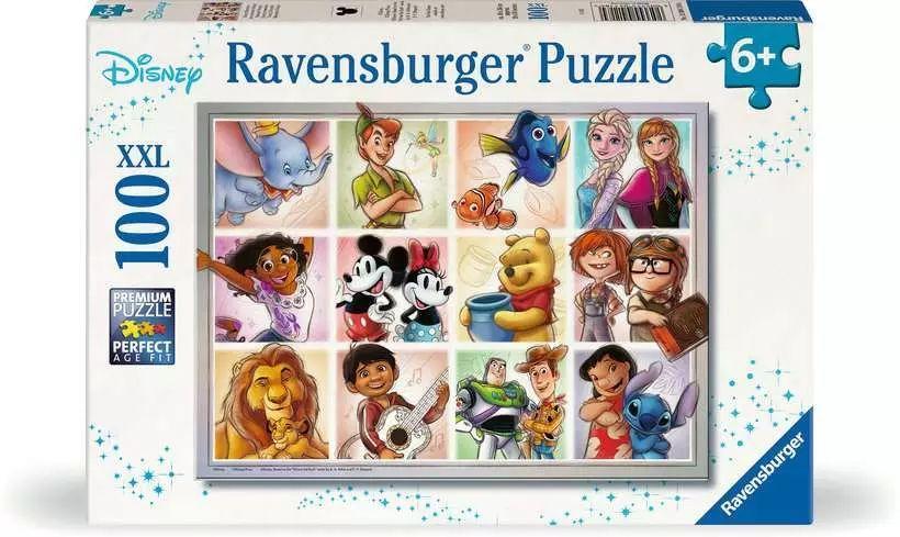 Kinderpuzzle ab 6 Jahren - Disney Multicharacter - 100 Teile